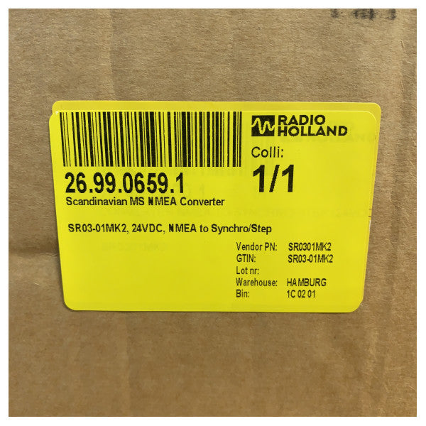 Skandinaviska Mikro System Gyrokompass Repeater Kontrollenhet - SR03-01Mk2