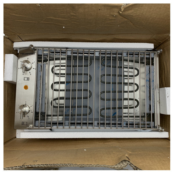 Techimpex PowerGrill ανοξείδωτη διπλή σχάρα σκάφους 230V - PCRBAR353230