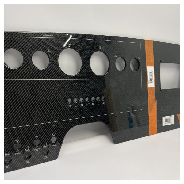 Tableau de bord original Riva en fibre de carbone pour Rivamare 38 avec traceur 7 pouces - 426075