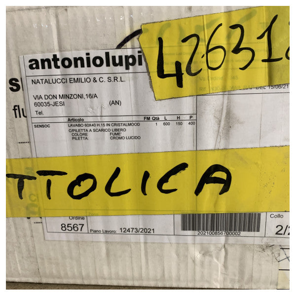 Antonio Lupi Cristalmood Senso Crystal Basin Disinn Stylish