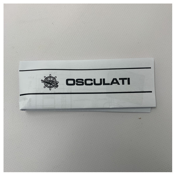 Osculati marin nivågivare för avloppsvatten med LED-indikator � Hållbar 12/24 V övervakning av avloppstankar för båtar och fartyg