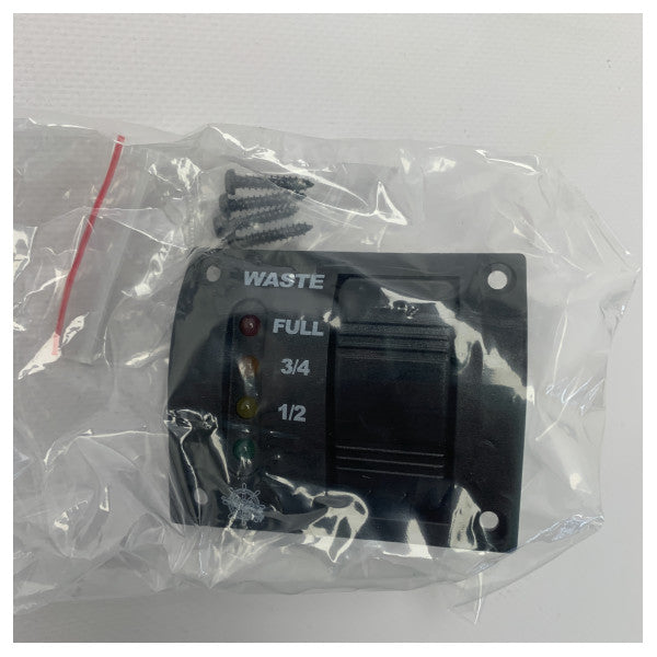 Osculati marin nivågivare för avloppsvatten med LED-indikator � Hållbar 12/24 V övervakning av avloppstankar för båtar och fartyg