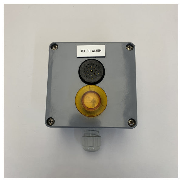 SM Electrics - Kellon hälytyksen nollauslaatikko, jossa on 24V:n summeri