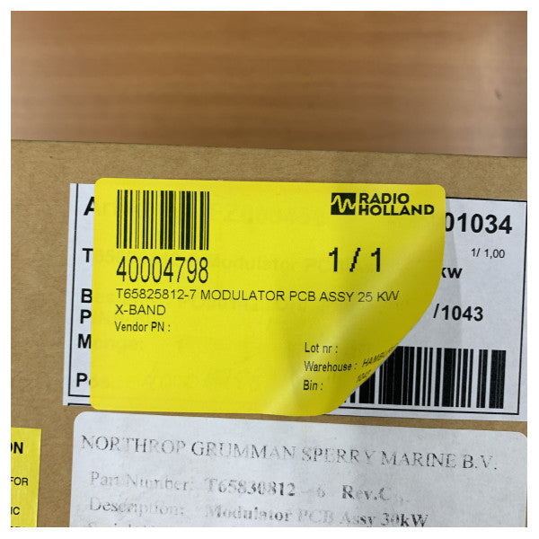 スペリー 30kW レーダーモジュレーター PCB アセンブリ - T65830812