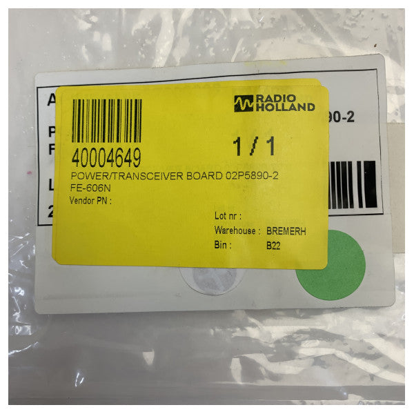 Furuno PCB 02P5890-2 Power Transceiver Board za - FE-606N