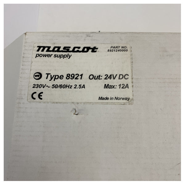 Mascot 270W Strømforsyning AC/DC Adapter 24V 12A Utgang - 8921-24
