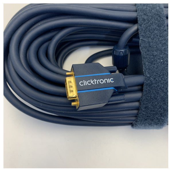 Clicktronic VGA Connection Cable 20m - High Quality Marine Display Cable - New
