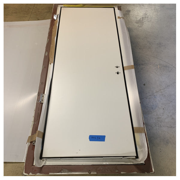 Вогнетривкі розпашні двері з нержавіючої сталі Lethe LL-D2-A60