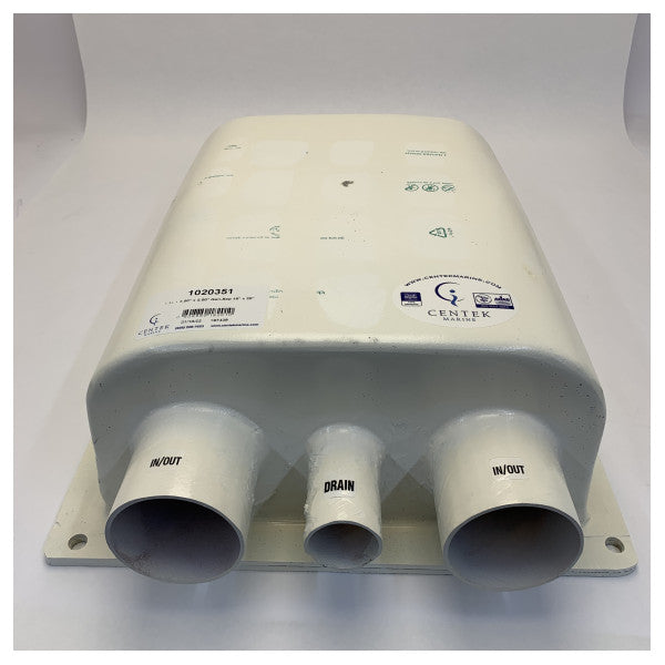 Centek 1020351 Generator Abgase | Wasserabscheider 89 mm - 3,5 Zoll