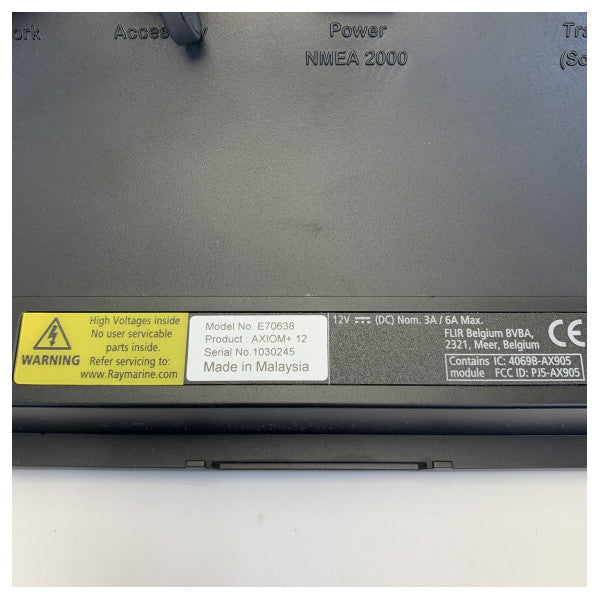 Raymarine E70638 Axiom 12+ Glass Bridge Višenamjenski Čchartplotter 12 Inča