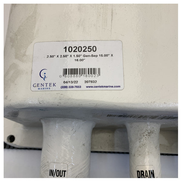 Centek 1020250 Egzoz - Su Ayırıcı - Susturucu 2.5 - 1.5 inç