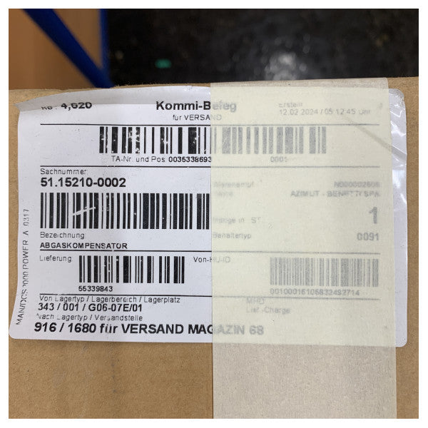 Centek Generator ispušni vodeni separator ispušnog sustava 3.5 x 3.5 x 2 inča - 1020350