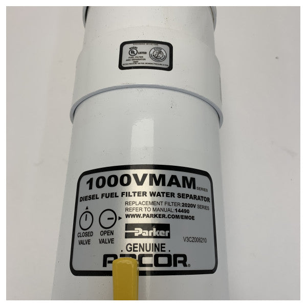 Filtro carburante Parker Racor - Separatore d'acqua - 1000VMAM10