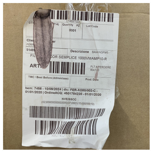 Filtro carburante Parker Racor - Separatore d'acqua - 1000VMAM10