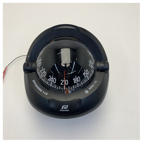 Bússola Plastimo Offshore 115 com mostrador preto 12/24V - 60991
