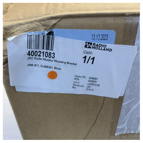 JRC-asennusteline TFT MK3 JMA-609:lle ja JMA-610:lle