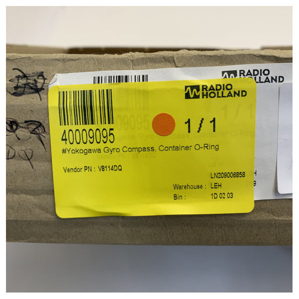 O-Ring Yokogawa V8114DQ para manutenção MKM022 CMZ500/700