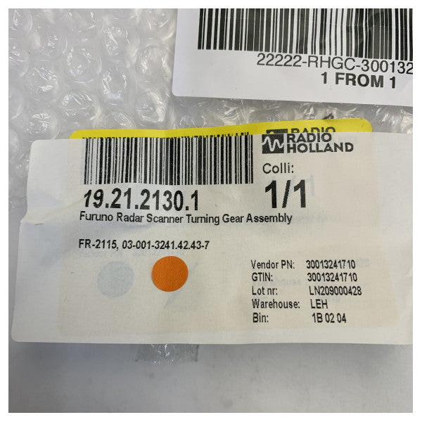 Συναρμολόγηση Μηχανισμού Περιστροφής Ραδιοφώνου Furuno - 03-001-3243