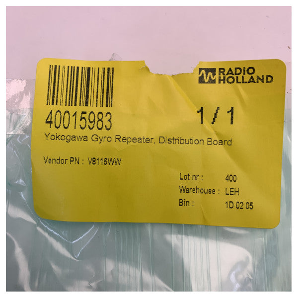 Yokogawa V8116WW Jiroskop Tekrar Edici Dağıtım Kartı PCB