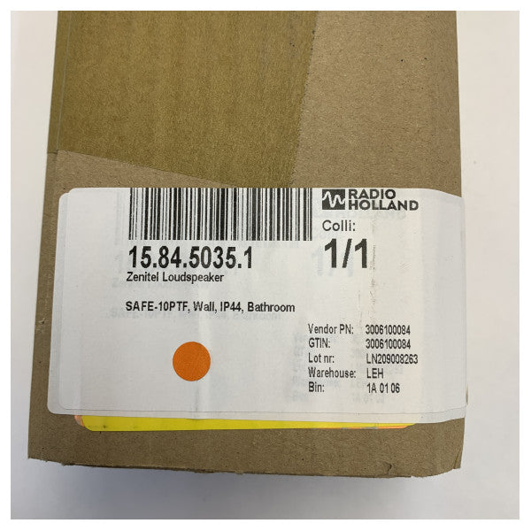 Zenitel SAFE-10PTF IP44 Banyo Hoparlör Modülü