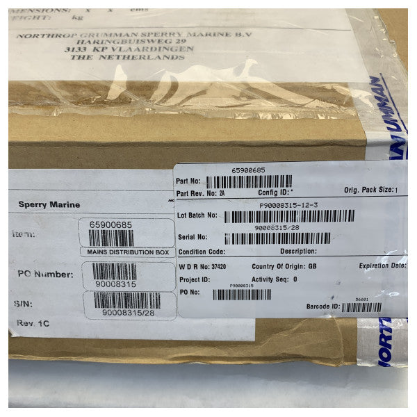 Sperry Marine Main Distribution Box Assembly 65900685