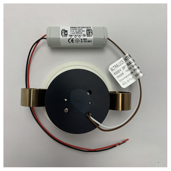 Faretto Altraluce EDDY-10 5W IP66 RAL9010