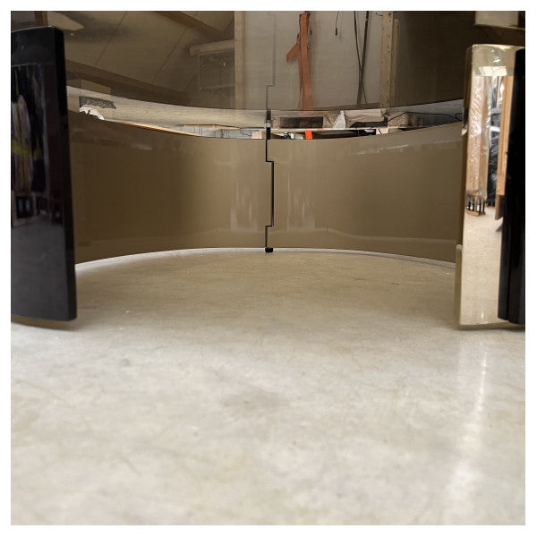 Minotti Bangle coffee table round 110 cm brons