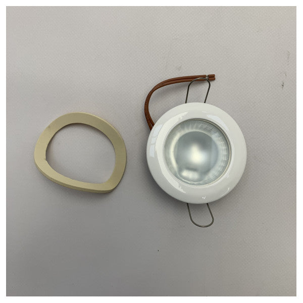 カンタルピホワイトスポットライトトニー28V20Wマリン凹型スポット12〜24V 20W IP65防水ボートライト