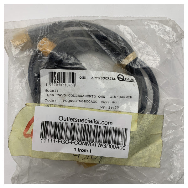 Quick Cable QNN CGA QNN GTW Wytrzymały wodoodporny kabel morski do urządzeń Garmin - 1,5 m