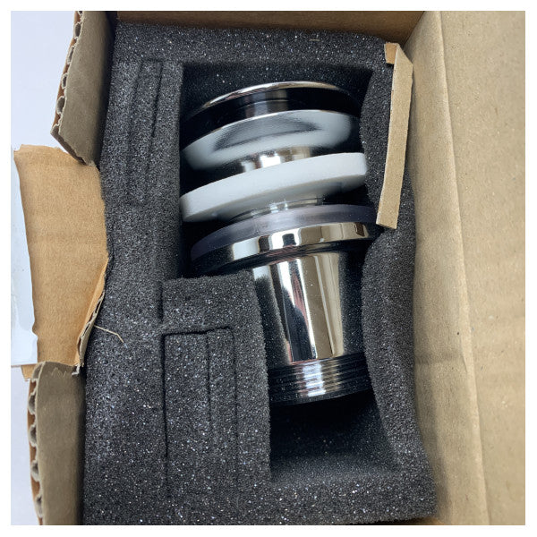 Neve RISCASA1414 висувний зливний бачок з хромованої латуні для морських раковин - антикорозійна арматура для ванної кімнати