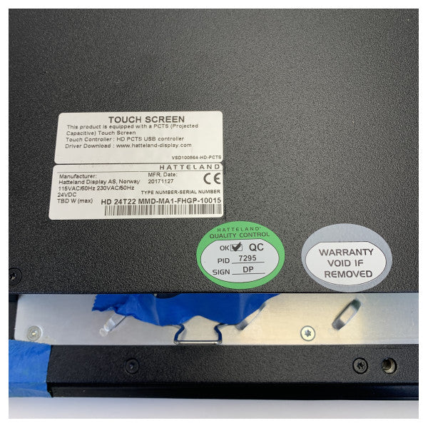 Hatteland HD 24T22 MMD 24 inčni široki LED touchscreen morski zaslon