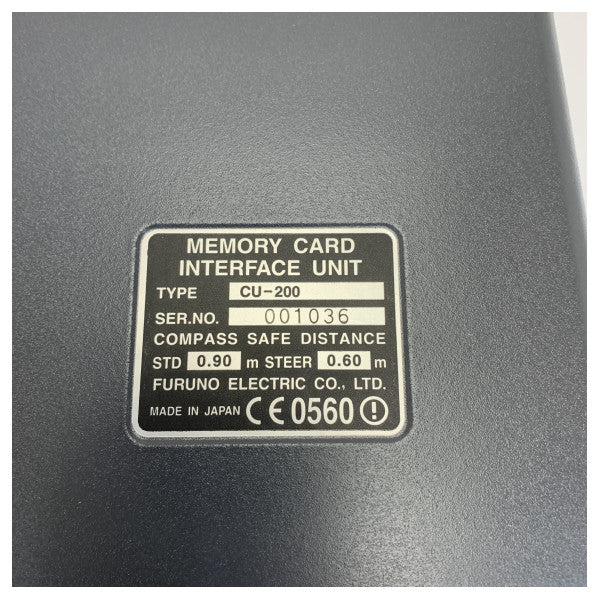 Unidad de interfaz de tarjeta de memoria marina Furuno CU-200 - CP03-27431