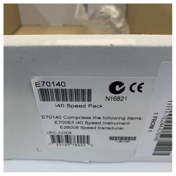 Raymarine I40 Speed Pack med P371 Tru-Hull Transducer - E70140