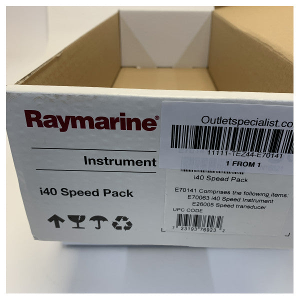 Raymarine i40 Speed Pack с ST69 монтажен датчик за трансом - E70141