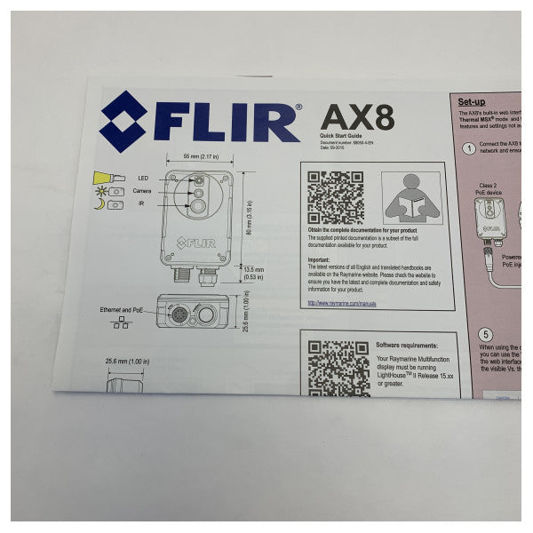Raymarine FLIR AX8 Морска термална мониторинг и контролна камера - E70321