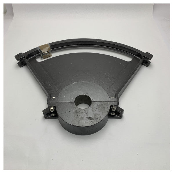 Solimar 450 mm marin kvadrant - hållbar styrkontroll i stål för fartyg