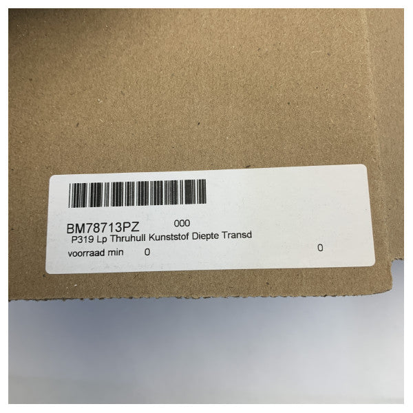 Trasduttore di profondità Raymarine M78713-PZ P319 Tru-Hull