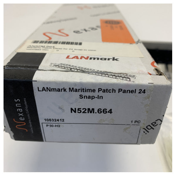 Nexans N52M.664 LANmark Maritime i Przemysłowe Stałe Panelem Krosowym 24 porty