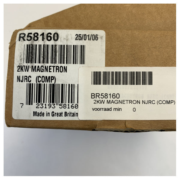 Raymarine R58160 2 кВт радарний магнетрон NJRC