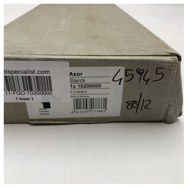 Hansgrohe Axor Starck Robinet de bidet monotrou 10200000 � Robinet chromé durable de qualité marine pour utilisation nautique