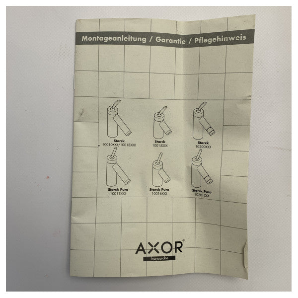 Hansgrohe Axor Starck Robinet de bidet monotrou 10200000 � Robinet chromé durable de qualité marine pour utilisation nautique