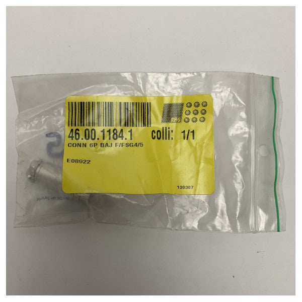 舶用6ピン電気コネクタ 耐久性、耐腐食性 海上アプリケーション用 - F/FSG4/5