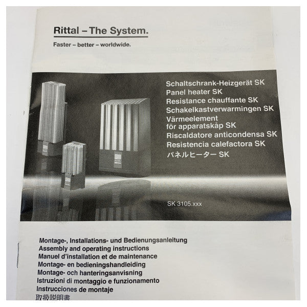 Rittal SK 3105.360 Skab Varme 230V