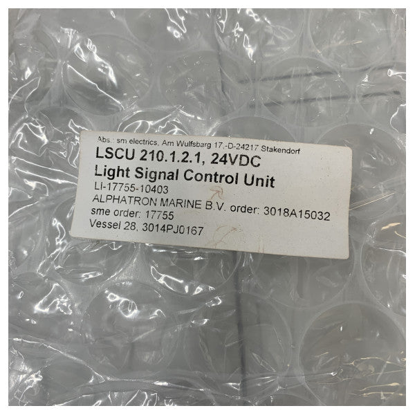 Unidade de Controle de Sinal de Luz SM Electrics 210.1.2.1 24VDC - 770726