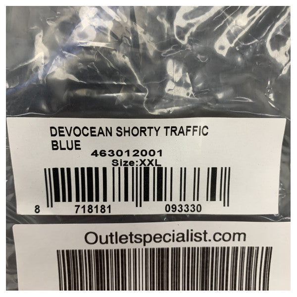 Короткий гідрокостюм Devocean Devocean 2.0 мм неопреновий чоловічий синій XXL - 463012001-XXL