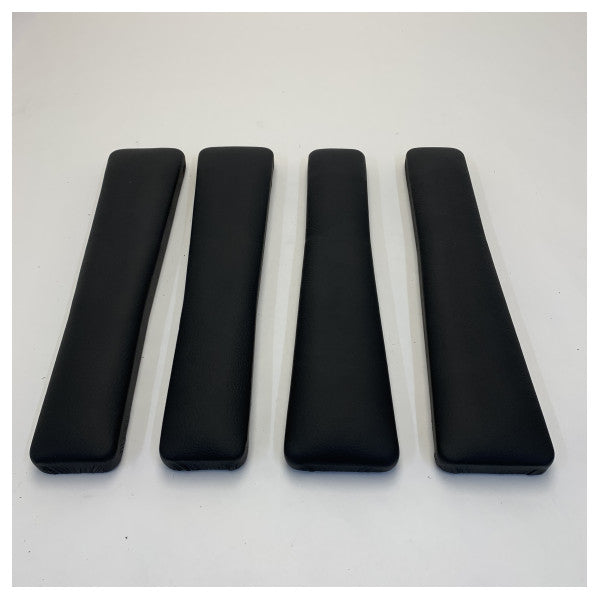 Norsap NS1500 Black Leather Pilot Seat Armrest Cushions