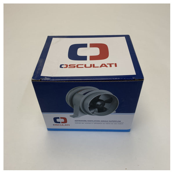 Osculati In-Line ventilator za cirkulaciju u strojarnici D79 mm - 3.8M3 12V - 1617201