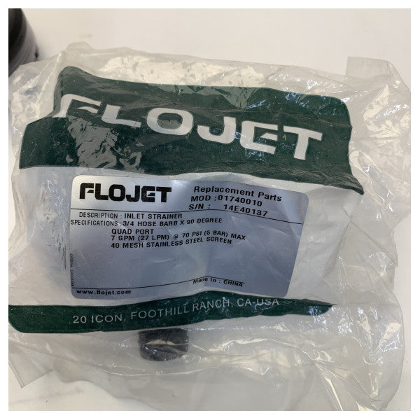 Flojet 19 mm ferskvannfilter - 01740010