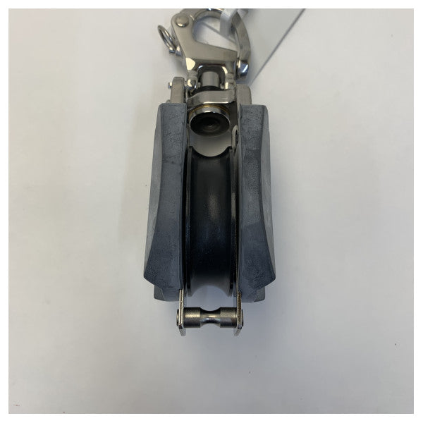 Lewmar Delrin 14 mm Korkeakapasiteettinen Snatch Block Harmaa - 19810600