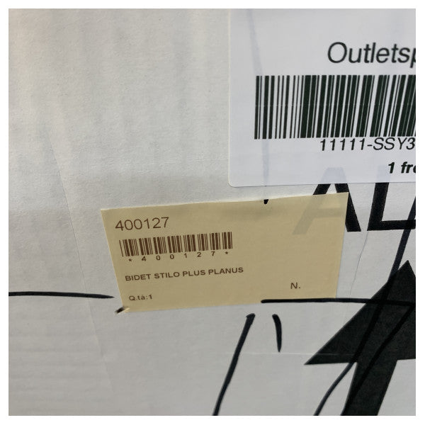 Planus Stilo Plus Marine Bidet Kısa Beyaz